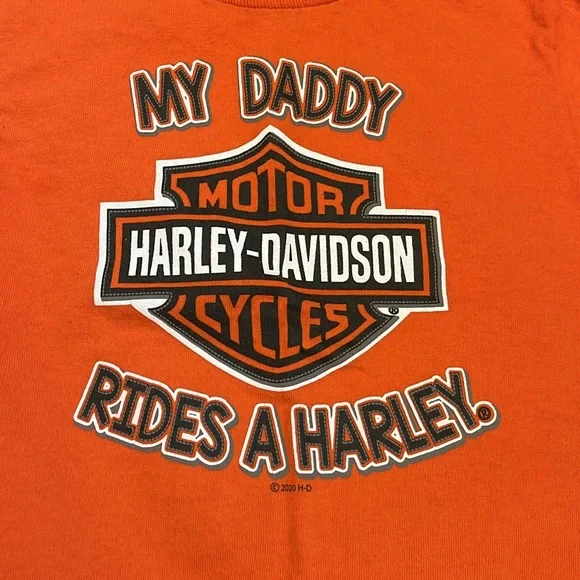Kids Harley Davidson t-shirt size 4 EUC - Picture 2 of 5